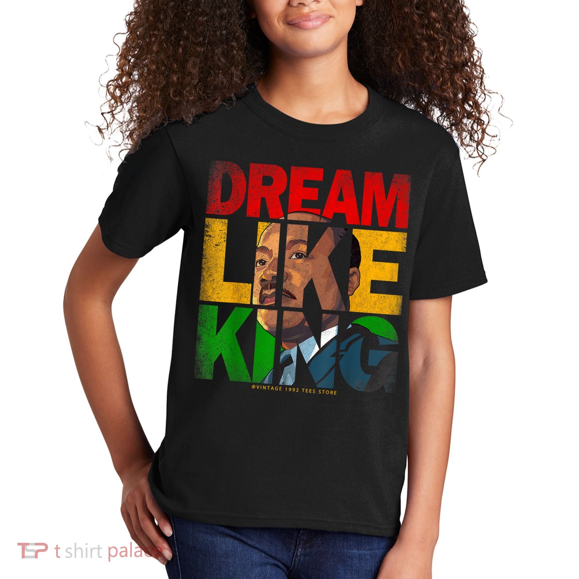 Black History Month Martin Have Dream Luther King Day Kids T-Shirt