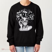 Black History Month Shirts I Love My Roots Back Powerful Blm Women's Sweatshirt thumb 0
