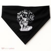 Black History Month Shirts I Love My Roots Back Powerful Blm USA-Made Doggie Bandana thumb 0