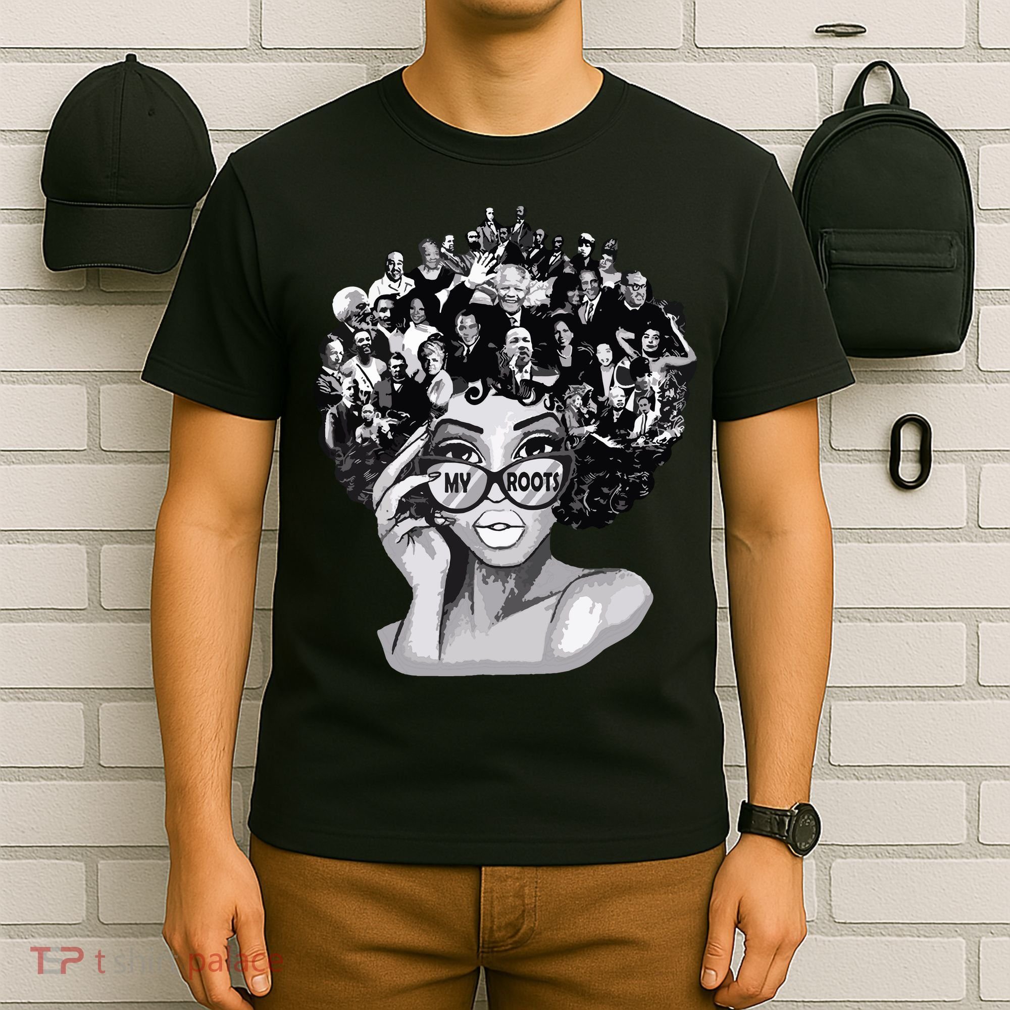 Black History Month Shirts I Love My Roots Back Powerful Blm T-Shirt