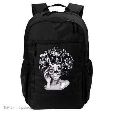 Black History Month Shirts I Love My Roots Back Powerful Blm Backpack