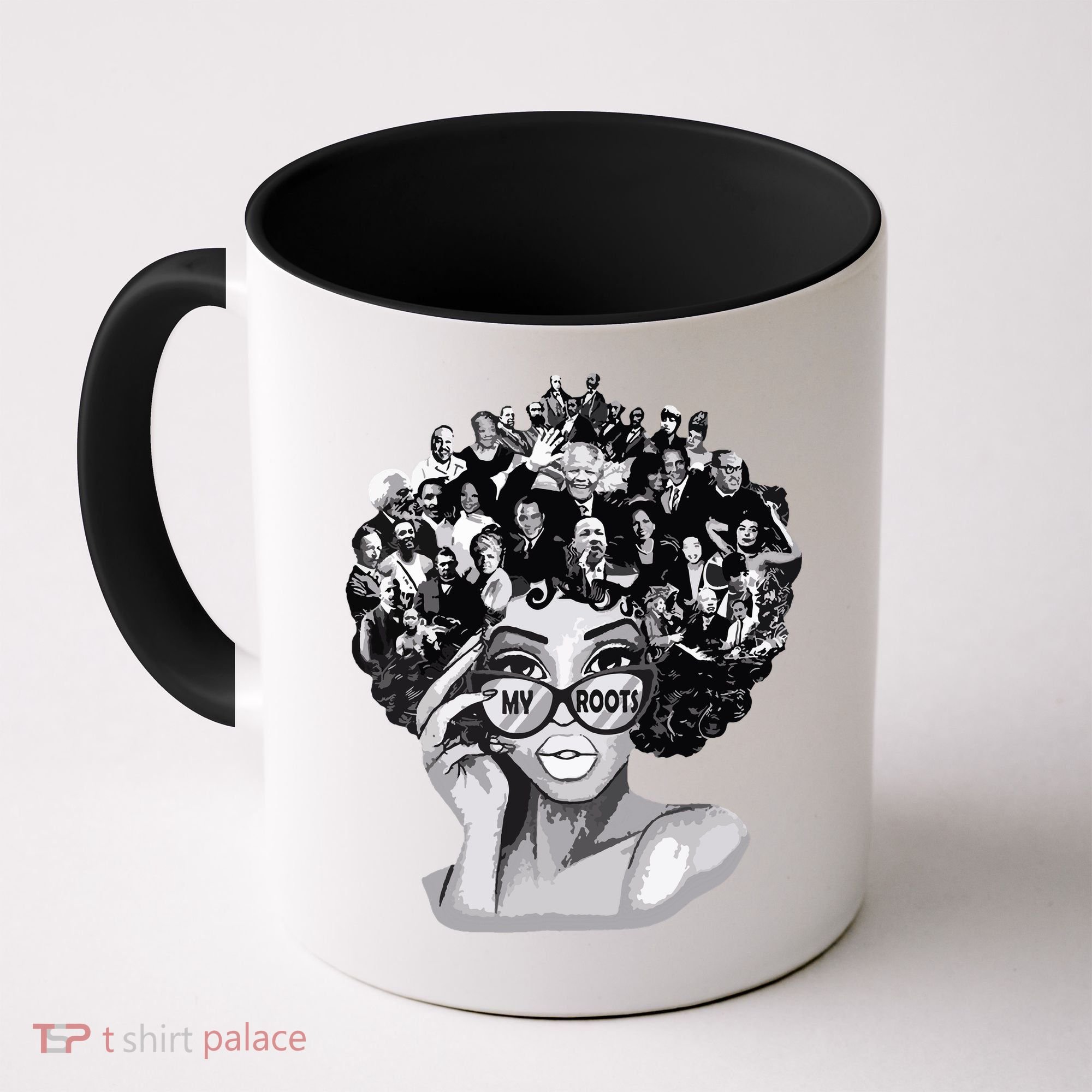 Black History Month Shirts I Love My Roots Back Powerful Blm Coffee Mug