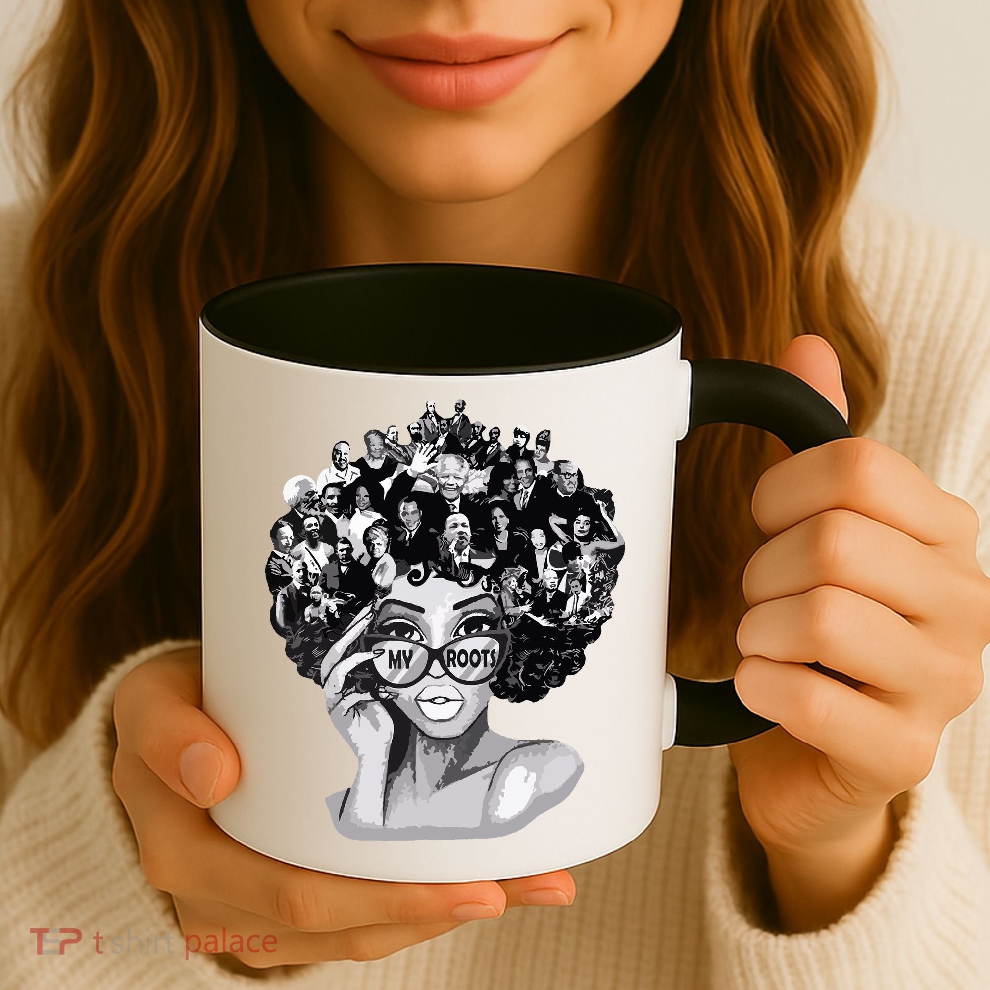 Black History Month Shirts I Love My Roots Back Powerful Blm Coffee Mug