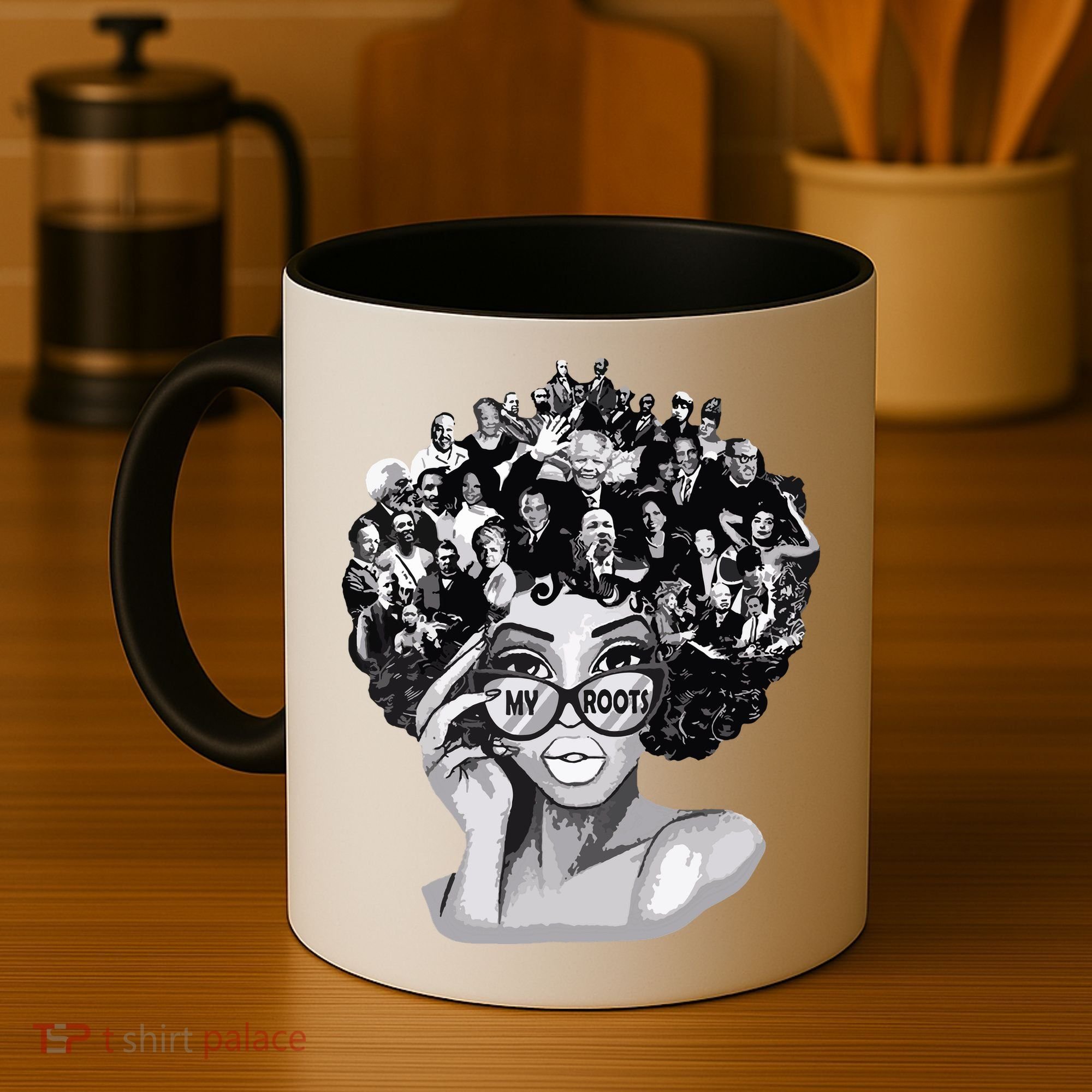 Black History Month Shirts I Love My Roots Back Powerful Blm Coffee Mug