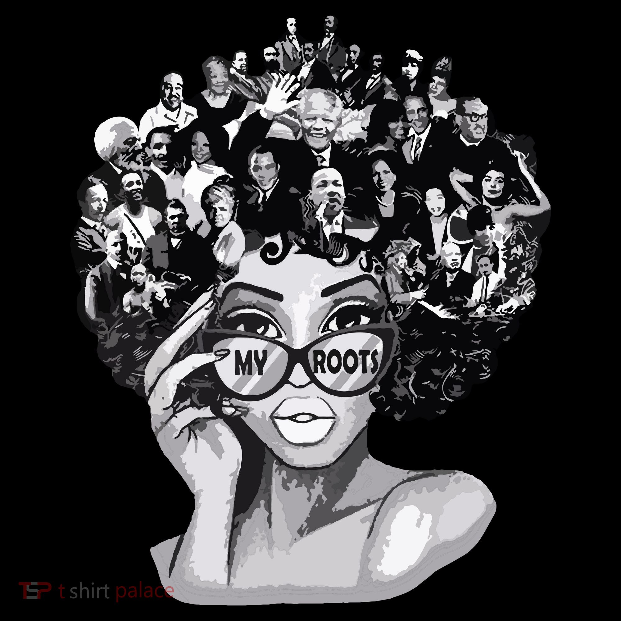 Black History Month Shirts I Love My Roots Back Powerful Blm Mousepad