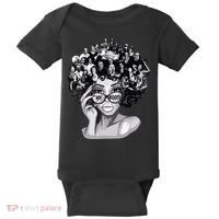 Black History Month Shirts I Love My Roots Back Powerful Blm Baby Bodysuit thumb 0
