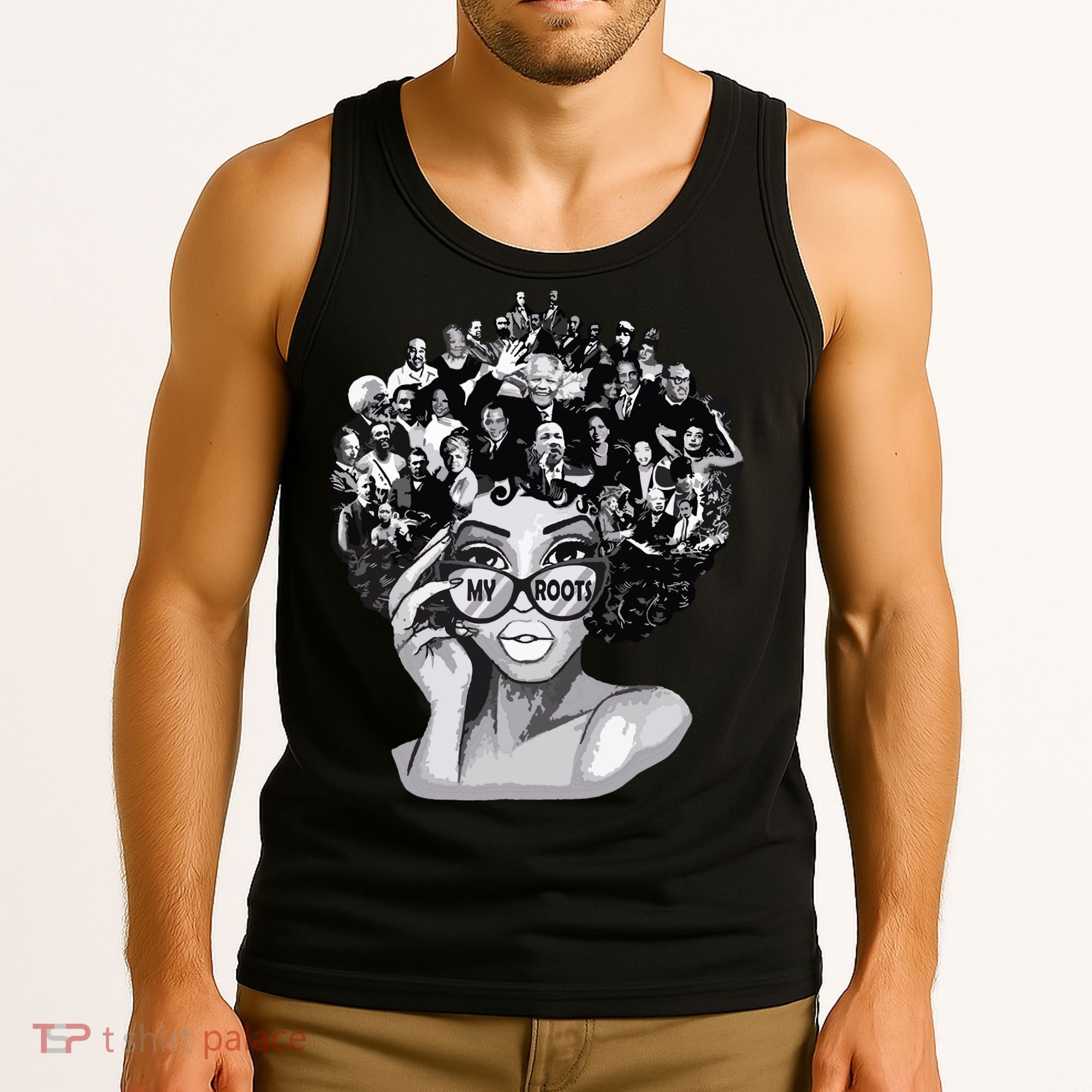 Black History Month Shirts I Love My Roots Back Powerful Blm Tank Top