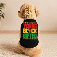 Black History Month Black Gifted Doggie Tank thumb 2