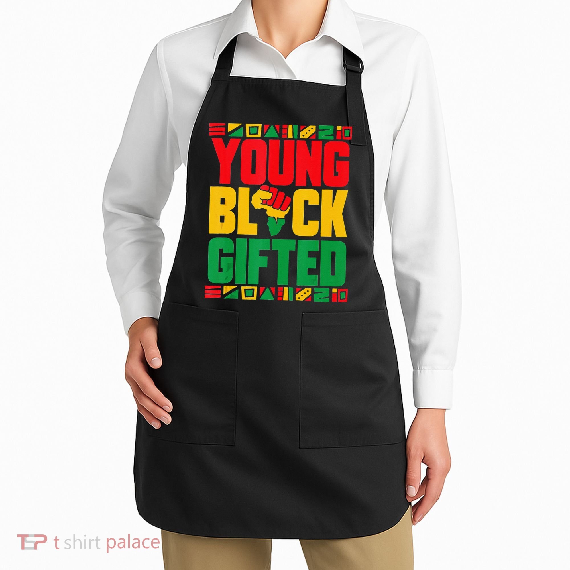 Black History Month Black Gifted Apron