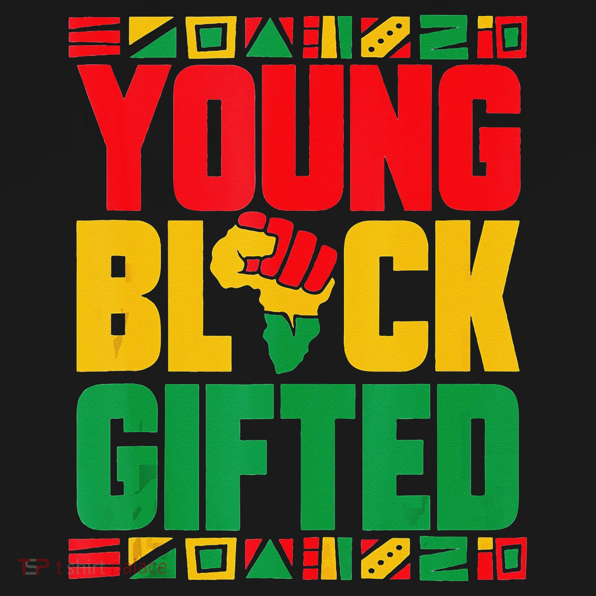 Black History Month Black Gifted Button
