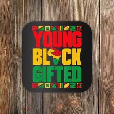 Black History Month Black Gifted Coaster