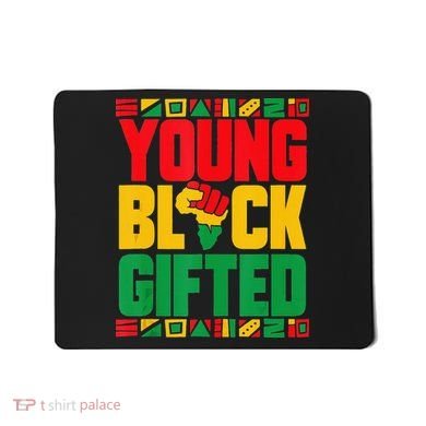 Black History Month Black Gifted Mousepad