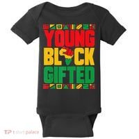 Black History Month Black Gifted Baby Bodysuit thumb 0