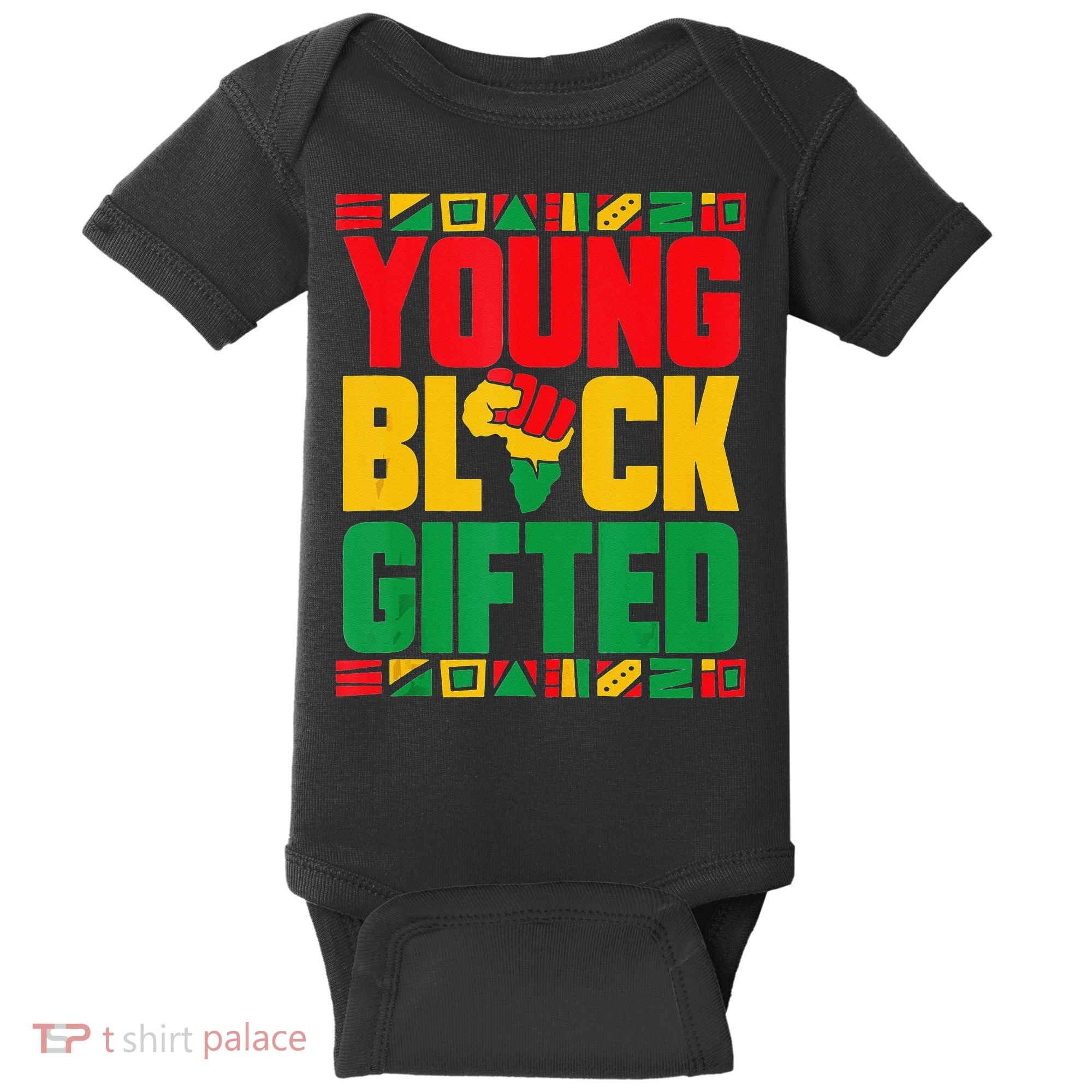 Black History Month Black Gifted Baby Bodysuit