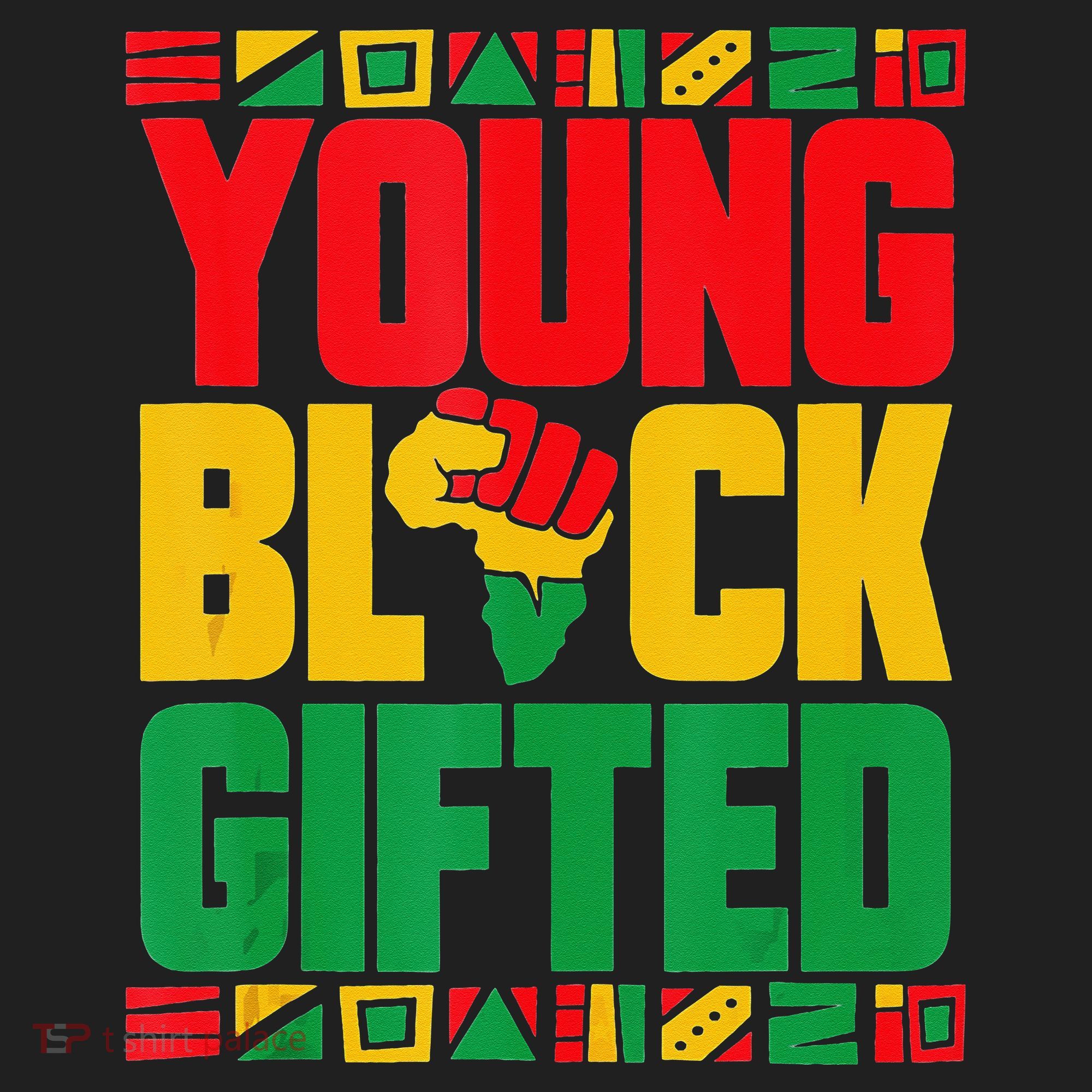 Black History Month Black Gifted Golf Towel