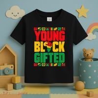 Black History Month Black Gifted Toddler T-Shirt thumb 3