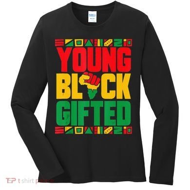 Black History Month Black Gifted Women's Long Sleeve Shirt