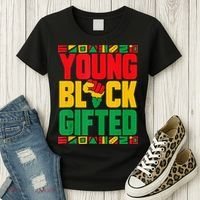 Black History Month Black Gifted Women's T-Shirt thumb 3