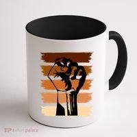 Black History Month Fist Coffee Mug thumb 1