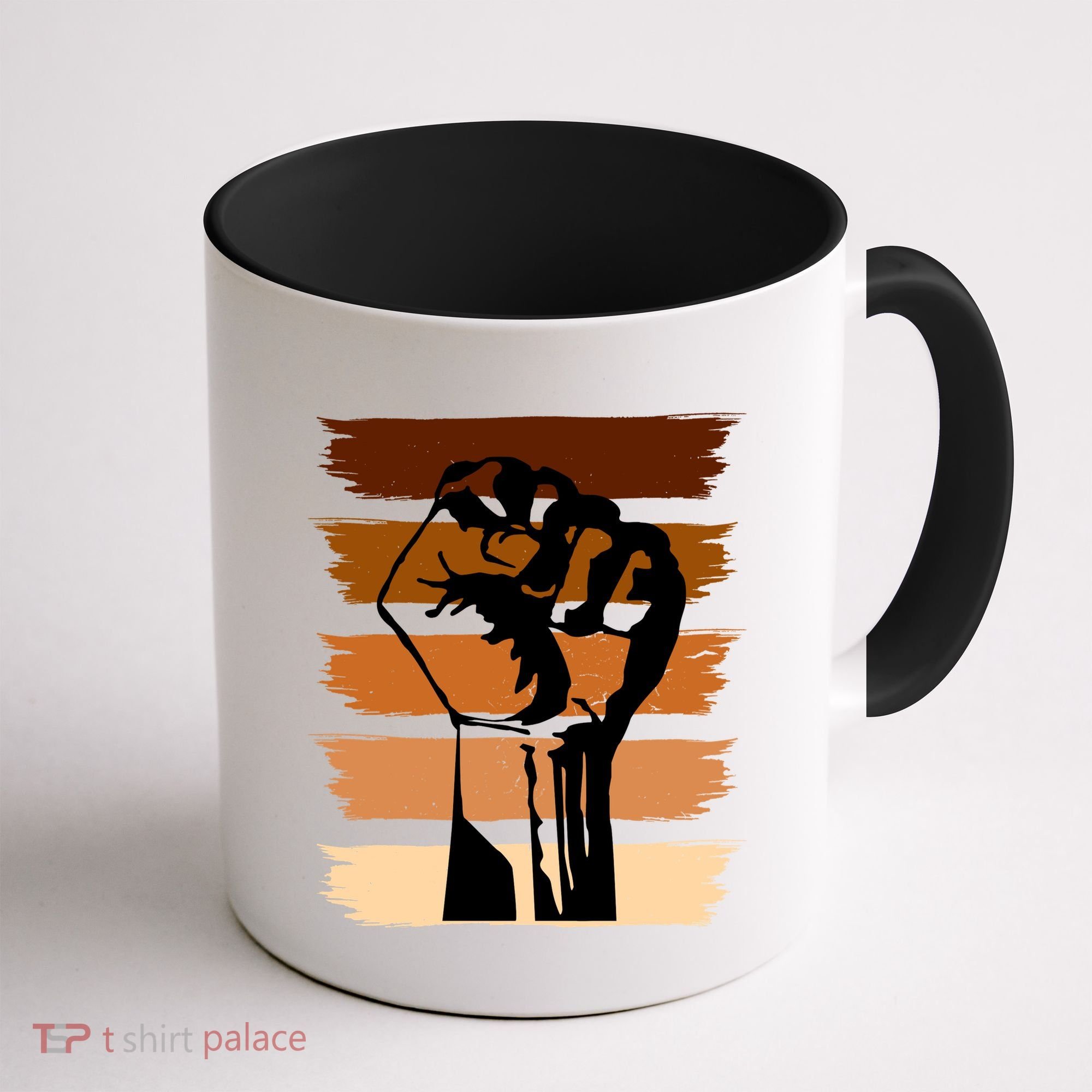 Black History Month Fist Coffee Mug