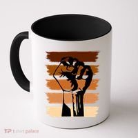 Black History Month Fist Coffee Mug thumb 0