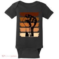 Black History Month Fist Baby Bodysuit thumb 0