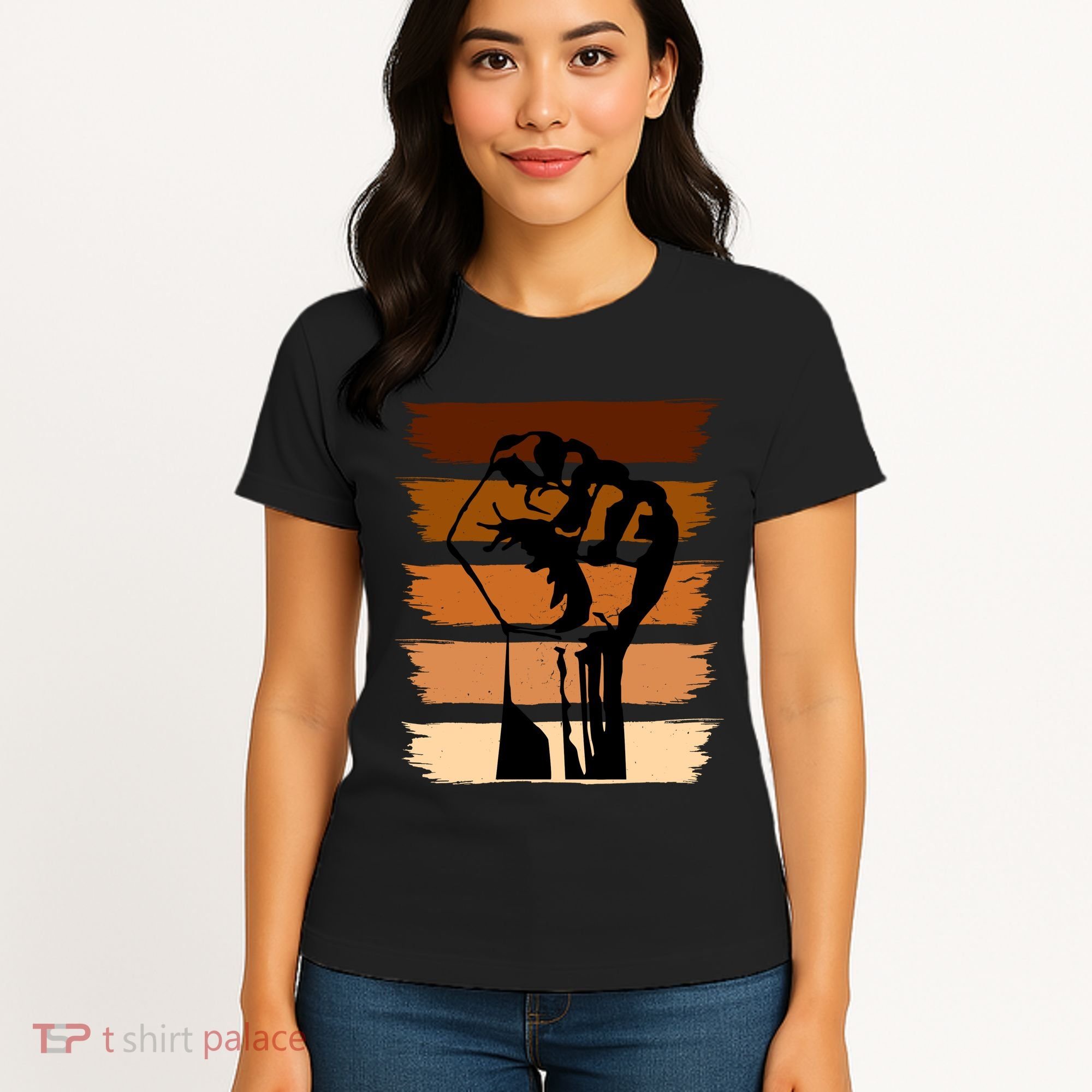Black History Month Fist Women's T-Shirt