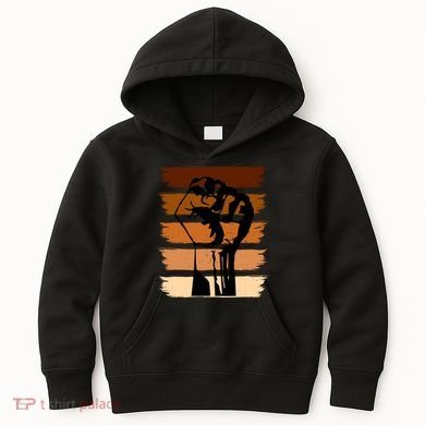 Black History Month Fist Kids Hoodie
