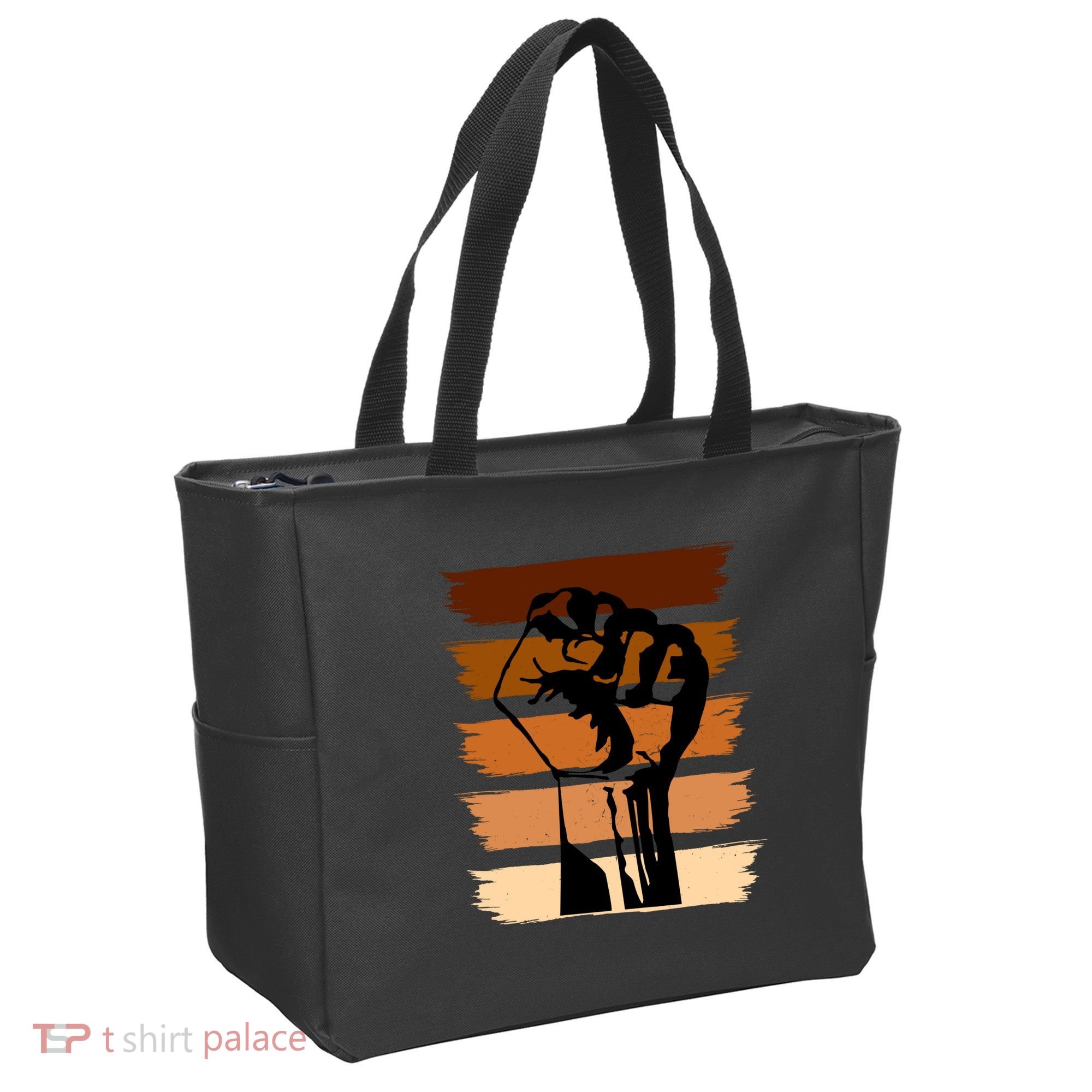 Black History Month Fist Tote Bag