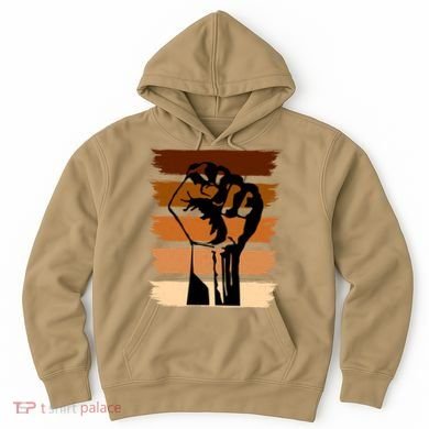 Black History Month Fist Hoodie