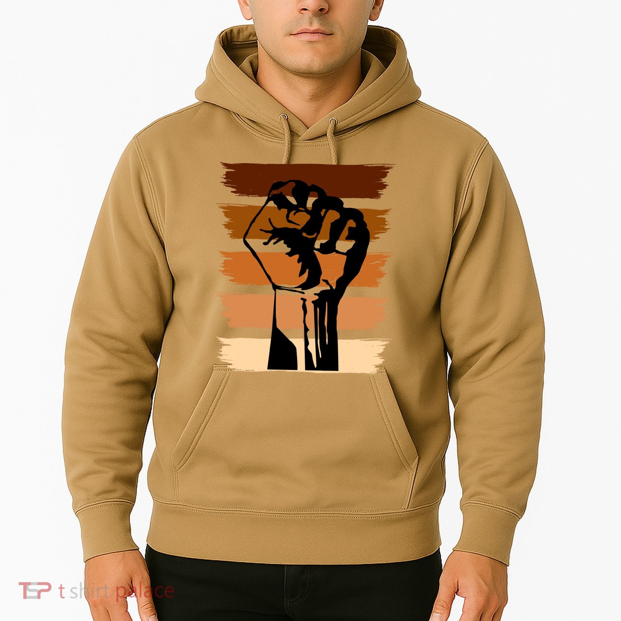 Black History Month Fist Hoodie