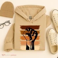Black History Month Fist Hoodie thumb 4
