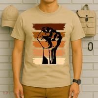 Black History Month Fist T-Shirt thumb 6