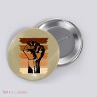 Black History Month Fist Button thumb 0