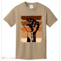 Black History Month Fist Kids T-Shirt thumb 0