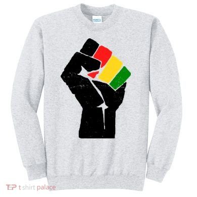Black History Month Fist African Pride Sweatshirt