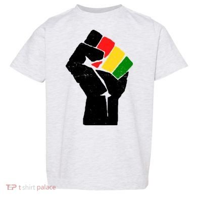 Black History Month Fist African Pride Toddler T-Shirt
