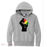 Black History Month Fist African Pride Kids Hoodie thumb 0