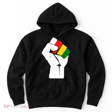 Black History Month Fist African Pride Hoodie