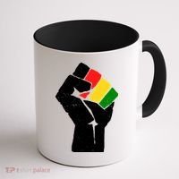 Black History Month Fist African Pride Coffee Mug thumb 1