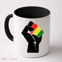 Black History Month Fist African Pride Coffee Mug thumb 0