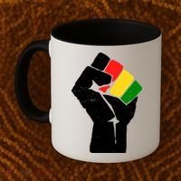 Black History Month Fist African Pride Coffee Mug thumb 2