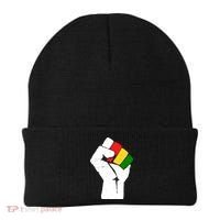 Black History Month Fist African Pride Beanie thumb 0