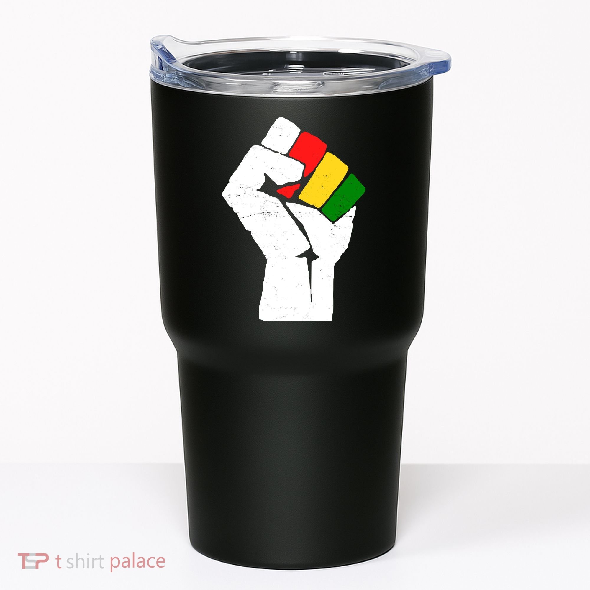 Black History Month Fist African Pride Tumbler