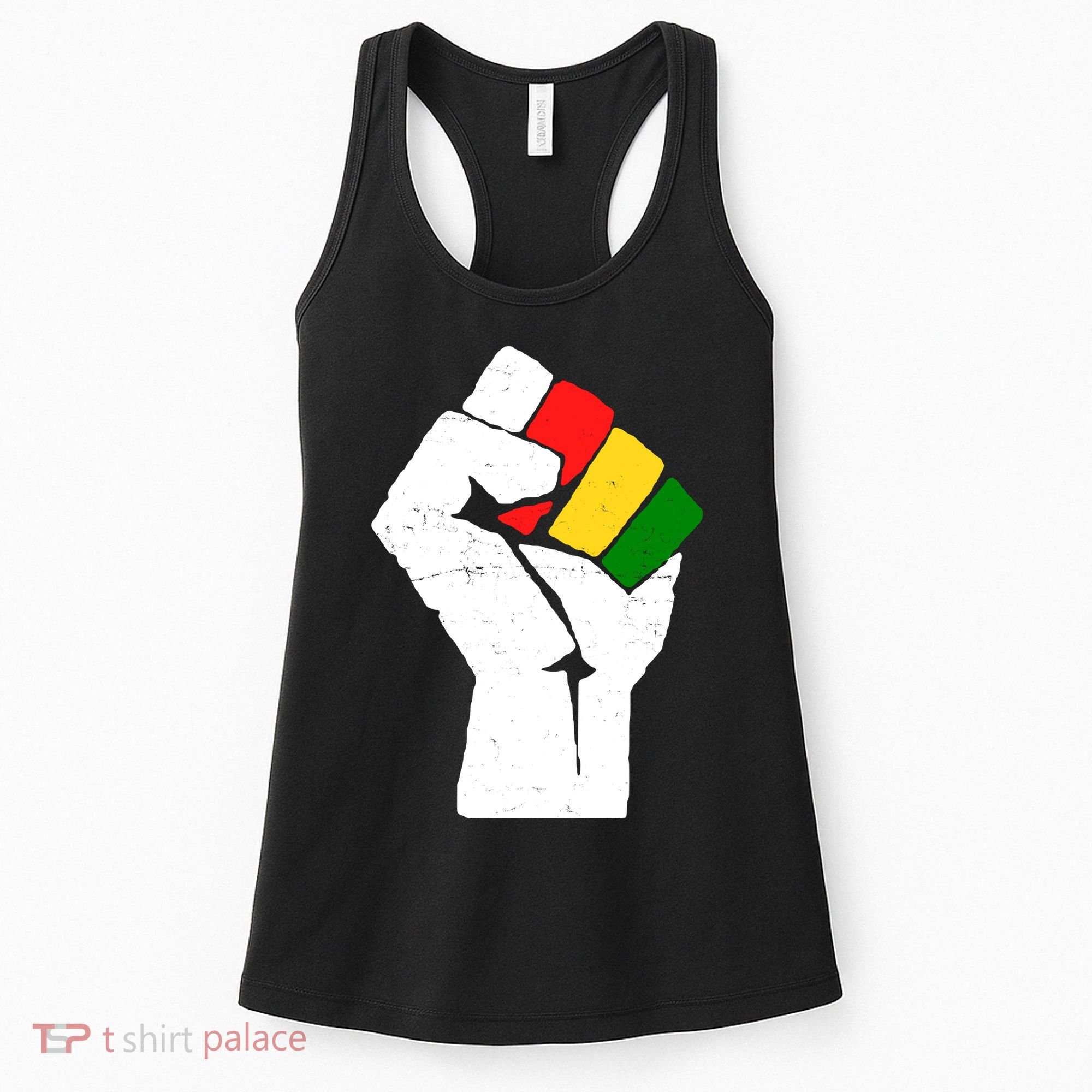 Black History Month Fist African Pride Women's Tank Top
