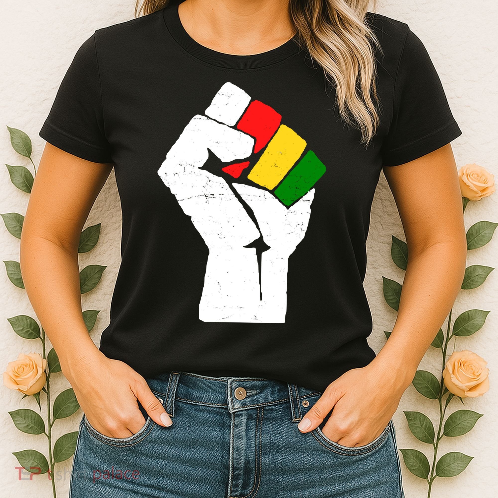 Black History Month Fist African Pride Women's T-Shirt