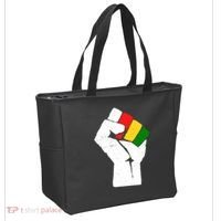 Black History Month Fist African Pride Tote Bag thumb 2