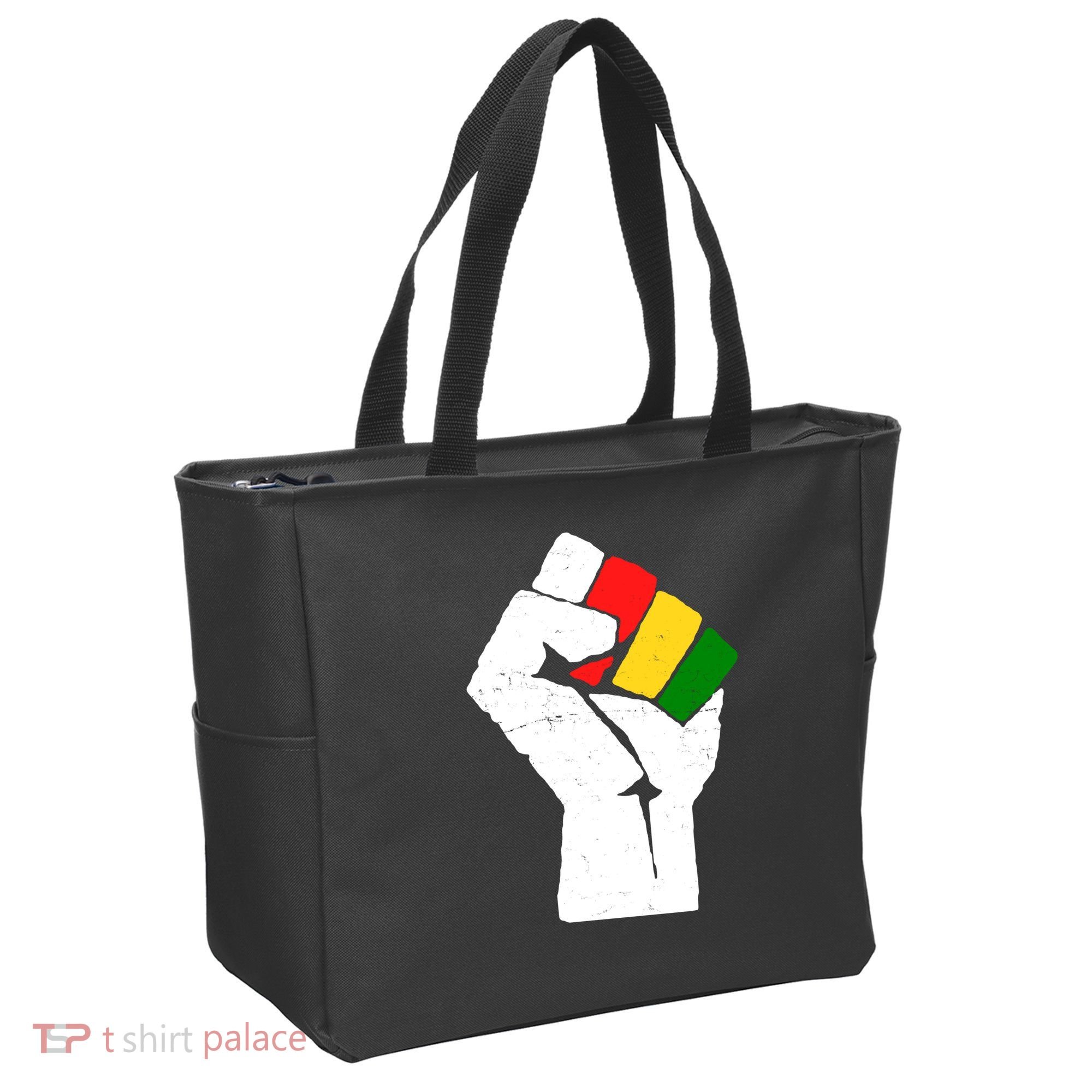 Black History Month Fist African Pride Tote Bag