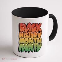 Black History Month Party Coffee Mug thumb 1