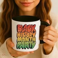 Black History Month Party Coffee Mug thumb 3
